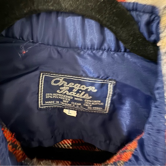 Vintage Oregon Trails Plaid Button Down Size Large - Picture 2 of 5